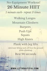 Give This 26 Minute Hiit Workout A Try No Equipment Workout Hiit Workout Hitt Workout