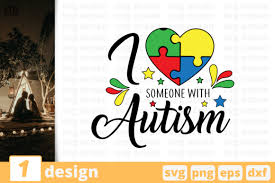 Download I Love Someone With Autism Graphic By Svgocean Creative Fabrica PSD Mockup Templates