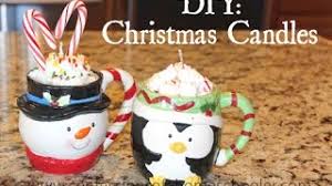 Diy Christmas Candles Youtube