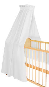 Wir zeigen, wie sie die himmelstange und den stoffbehang sicher montieren. Julius Zollner Himmel Uni Weiss Babyartikel De