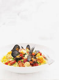 Paella Sur Courge Spaghetti Ricardo Recipe Spaghetti Squash Paella Food Network Recipes