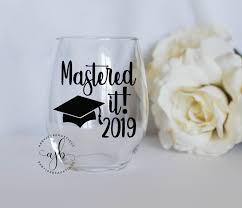 If you have someone in your life who has completed an advanced degree, you'll want to present them with a special gift that shows how proud you are of them. Mastered It Masters Graduation Gift Custom Graduation Gift Graduation Gift Class Of 2019 Gift In 2020 Masters Graduation Masters Graduation Gift Graduation Gifts