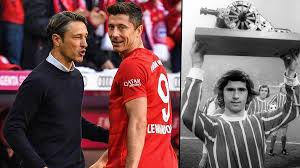 Lewandowski dedicates double to ailing 'king gerd' mueller. Fc Bayern Trainer Niko Kovac Traut Robert Lewandowski Gerd Muller Rekord Zu Sportbuzzer De