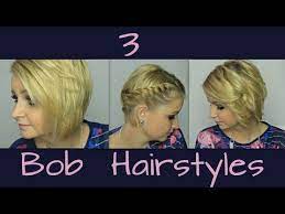 3 Bob Hairstyles Youtube Bob Haare Bob Frisur Haar Styling