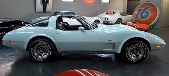 Frost Blue 1979 Corvette Paint Cross