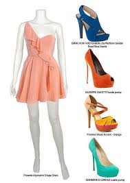 Shoe Colors That Go With A Peach Dress Not This Dress Peach Dress Fashion Dresses