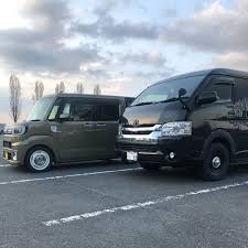千葉直希 s instagram post 久々の車ネタ ウェイクにもハイエースと同じブランドのdeenホイールを装着 タイヤはハイエースと同じtoyo open country rtを装着 今までブラックホイールのデイトナだったので全く違う雰囲気になりました 4x4 van awd vehicles