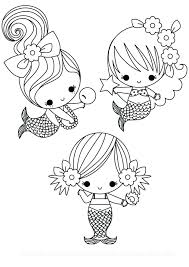 Top 25 little mermaid coloring pages for kids: Mermaid Coloring Pages Coloring Rocks