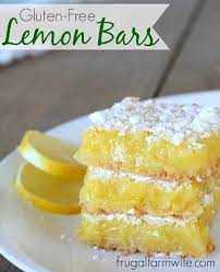 Gluten Free Lemon Bars Recipe The Frugal Farm Wife Recipe Gluten Free Lemon Bar Recipe Gluten Free Lemon Bars Lemon Bars Recipe