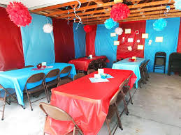 Dr Seuss 1st Birthday Party Garage Party Decorations Carnival Birthday Parties Hawaiian Birthday Party