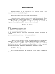 Unitatea de masura pentru rezistenta electrica in sistemul s.i. Rezistenta Electrica