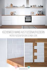 Kuchenruckwand Aus Fliesenaufklebern Metro Fliesen Fur Den Scandi Look In 2020 Fliesenaufkleber Fliesen Metro Fliesen