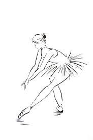 Ballet Dancer Drawing Black And White Ballerina Minimalist Drawing Arte Com Bailarina Arte Da Danca Arte De Silhueta