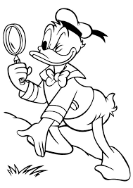 Find a multitude of drawings to color in this same category, coloring duck. Pin On Tegninger Walt Disney