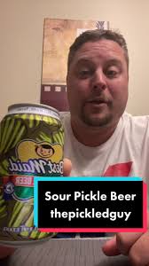 Today I try Sour Pickle Beer!#foryou #foryoupageofficial #pickle #fyp  #pickled