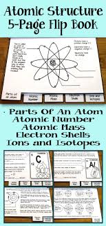 Atomic Structure Tabbed Flip Book For Inbs And Distance Learning Chemistry Classroom Teaching Chemistry Teaching Science