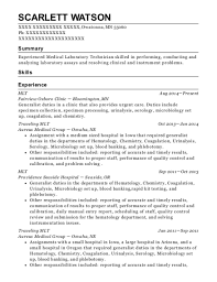 It shows your last job first. 20 Best Mlt Resumes Resumehelp