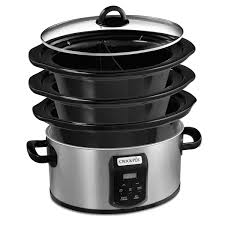 Maybe you would like to learn more about one of these? Crock Pot Choose A Crock 2 4 6 Qt Oval Programmable Slow Cooker Stainless Sccpvs642s 033 Crock Pot Canada