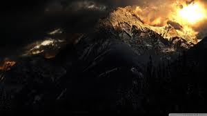 Dark Mountain Wallpapers Wallpaper Cave Black mountain wallpaper, digital art, neon, mountains, lake. dark mountain wallpapers wallpaper cave