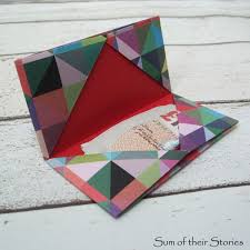 The little things inside of it make it easier to grab but its pretty tough. Origami Cash Gift Wallet Sum Of Their Stories Craft Blog