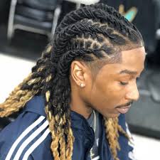Creating dreadlocks is a long, natural process that starts with separating your hair into equal sections and helping the hairs lock in place. Stylist Lux N Locs Barber Versethebarbarian Model Jordansqueakin Dreadlock Hairstyles For Men Dread Hairstyles Mens Braids Hairstyles