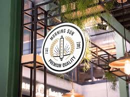 A Photo Realistic Free Psd Mockup For Your Branding Restaurant Or Store Project Mockup Includes Psd File With Smart Sign Mockup Shop Signage Sign Mockup Free