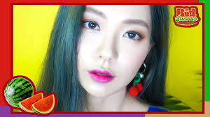 레드벨벳 빨간맛 "아이린🍉" 메이크업 Red Velvet 'Irene' Cover Red Flavor Make-up (with  Subs)
