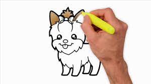 More images for how to draw jojo siwa's dog » Coloring Pages How To Draw A Yorkie Easy How To Draw A Dog Draw Easy Draw Cute Mei Yu Youtube