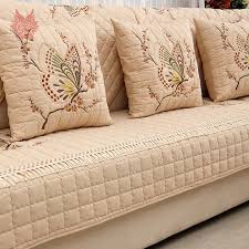 Find the perfect decorative accents at hayneedle, where you can buy online while you explore our room designs and curated looks for tips, ideas & inspiration to help you along the way. Pastoral Style Luxury Butterfly Embroidery 100 Cotton Quilted Sofa Cover Slipcovers Canape Quilting Slipcover Home Decor Sp3601 Buy At The Price Of 17 05 In Aliexpress Com Imall Com
