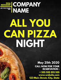 All You Can Eat Pizza Night 2 Modelo Postermywall