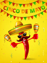 Dancing Red Pepper Cinco De Mayo Card Birthday Greeting Cards By Davia Cinco De Mayo Mexican Heritage Cards
