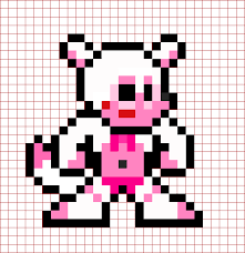Funtime Foxy Fnaf Minecraft Pixel Art Pixel Art