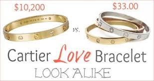 Fashionably Frugal Look Alike Cartier Love Braclet Cartier Love Bracelet Cartier Love Bracelets