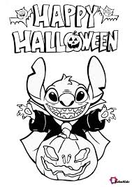 Print out the pages you like, colour and share your artwork. Disney Stitch Happy Halloween Coloring Pages In 2021 Halloween Coloring Halloween Coloring Pages Cartoon Coloring Pages