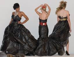 Bin Liner Couture Trash Bag Dress Anything But Clothes Party Dress Making