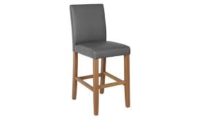 High back, wood counter & bar stools : Buy Habitat Winslow Solid Wood Bar Stool Grey Bar Stools Argos