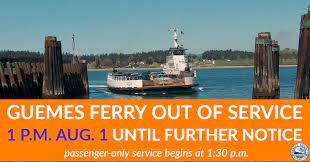 Guemes island ferry on wn network delivers the latest videos and editable pages for news & events, including entertainment, music, sports, science and more, sign up and share your playlists. Skagit County On Twitter The Guemes Island Car Ferry Is Out Of Service Until Further Notice At Least Through The End Of The Day Aug 1 Passenger Only Service Begins At Approx 1 30