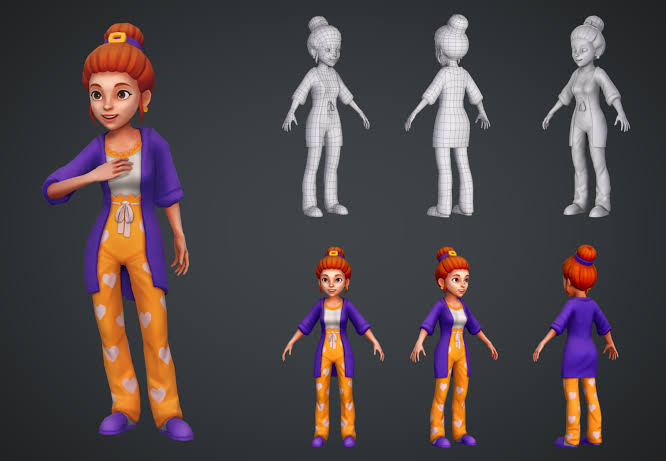 2d AND 3d Character Design