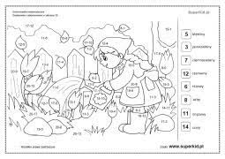 Blog edukacyjny dla dzieci kolorowanka matematyczna tabliczka. Kolorowanki Matematyczne Motywy Od 31 Do 40 Superkid