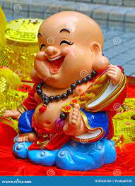 Lachender Buddha stockfoto. Bild von dekoration, lachen - 85626166