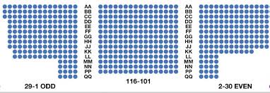 Hulu Theater Seating Chart With Seat Numbers Fisher Theater