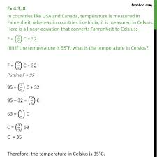 Convert temperature units of 40 f to c (degrees fahrenheit to celsius) now! Ex 4 3 8 In Countries Like Usa Canada Temperature Ex 4 3