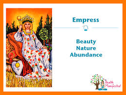She wields it with a force that's gentle but firm. Tarot The Empress Health Manifested
