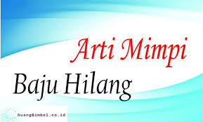 We did not find results for: Arti Mimpi Baju Hilang 18 Arti Menurut Psikolog Dan Primbon
