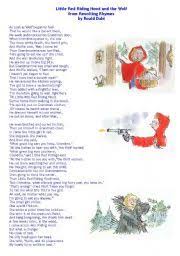 English Teaching Worksheets Roald Dahl Roald Dahl Poems Roald Dahl Kids Poems