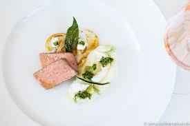 Kalbsfilet Sous Vide Gegart Selleriepuree Barlauchpesto Rezept Kalbsfilet Kalbsfilet Sous Vide Vakuum