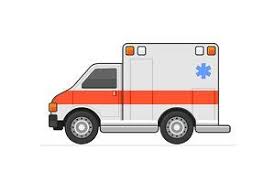 Ambulance Car Car Drawing Kids Ambulance Car