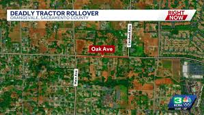 Man dies following tractor rollover crash in Orangevale, officials say