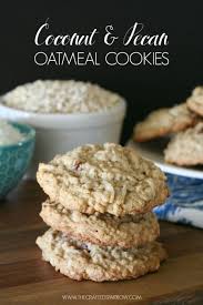 Coconut Pecan Oatmeal Cookies Recipe Coconut Pecan Cookies Oatmeal Cookies Yummy Cookies