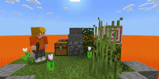 Its a new mini game wear you have to try to make a house . Survival Lava Sea Minecraft Pe Maps